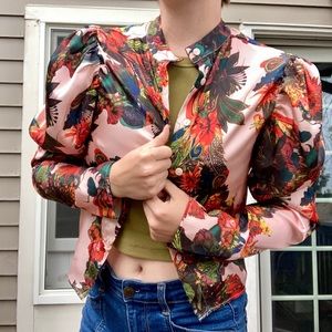 Silk Psychedelic Pop Art Button Up